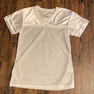 Juniors white football jersey